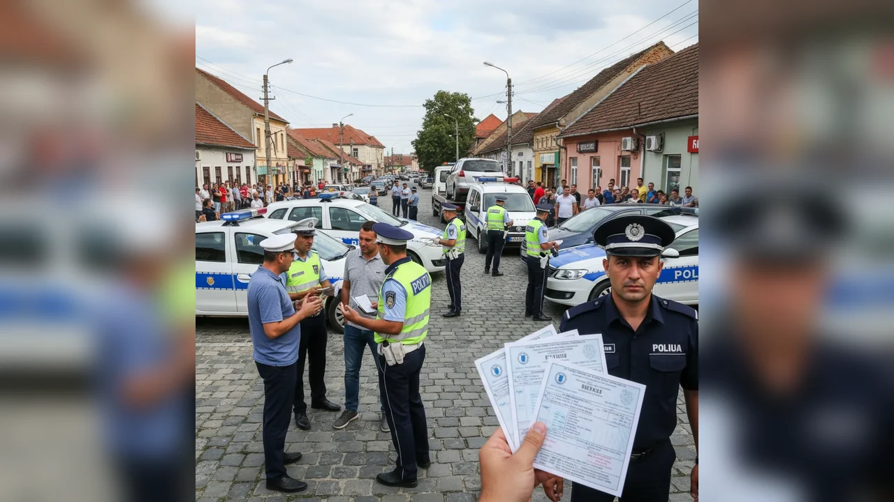 22 de sancțiuni aplicate și patru certificate de înmatriculare ridicate