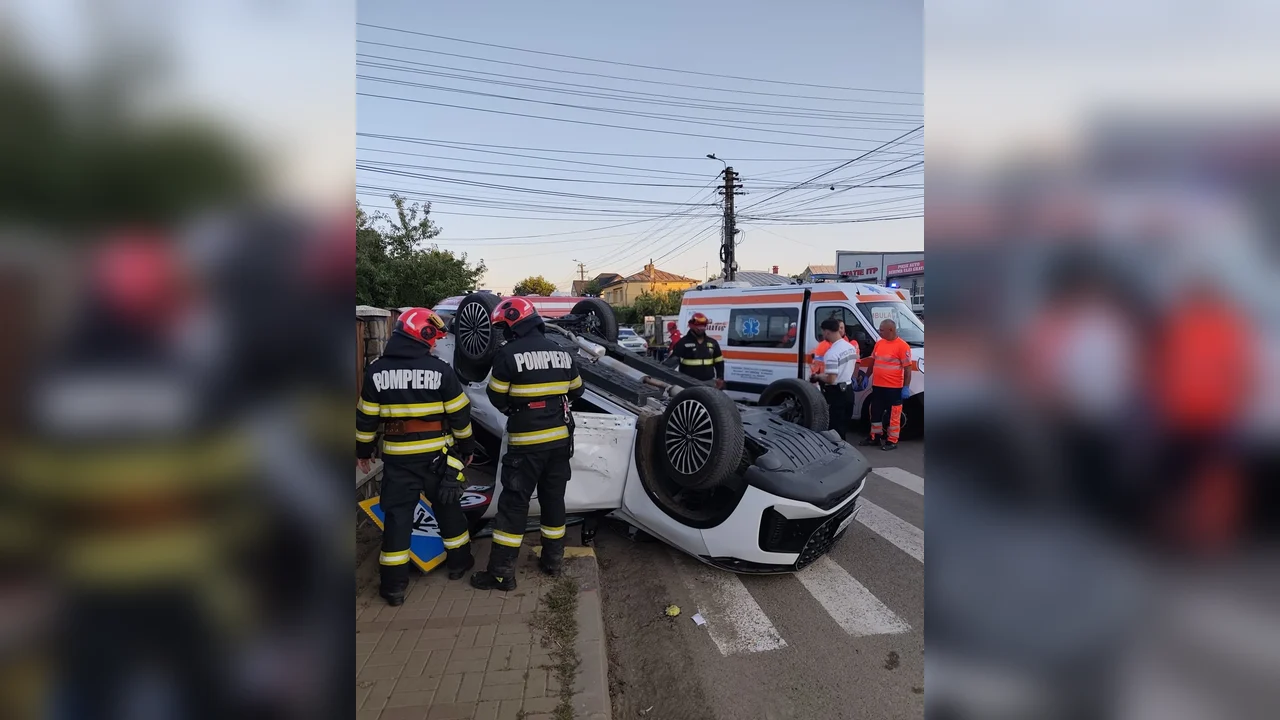 Șapte persoane rănite pe strada Alexandru cel Bun, după coliziunea a două mașini