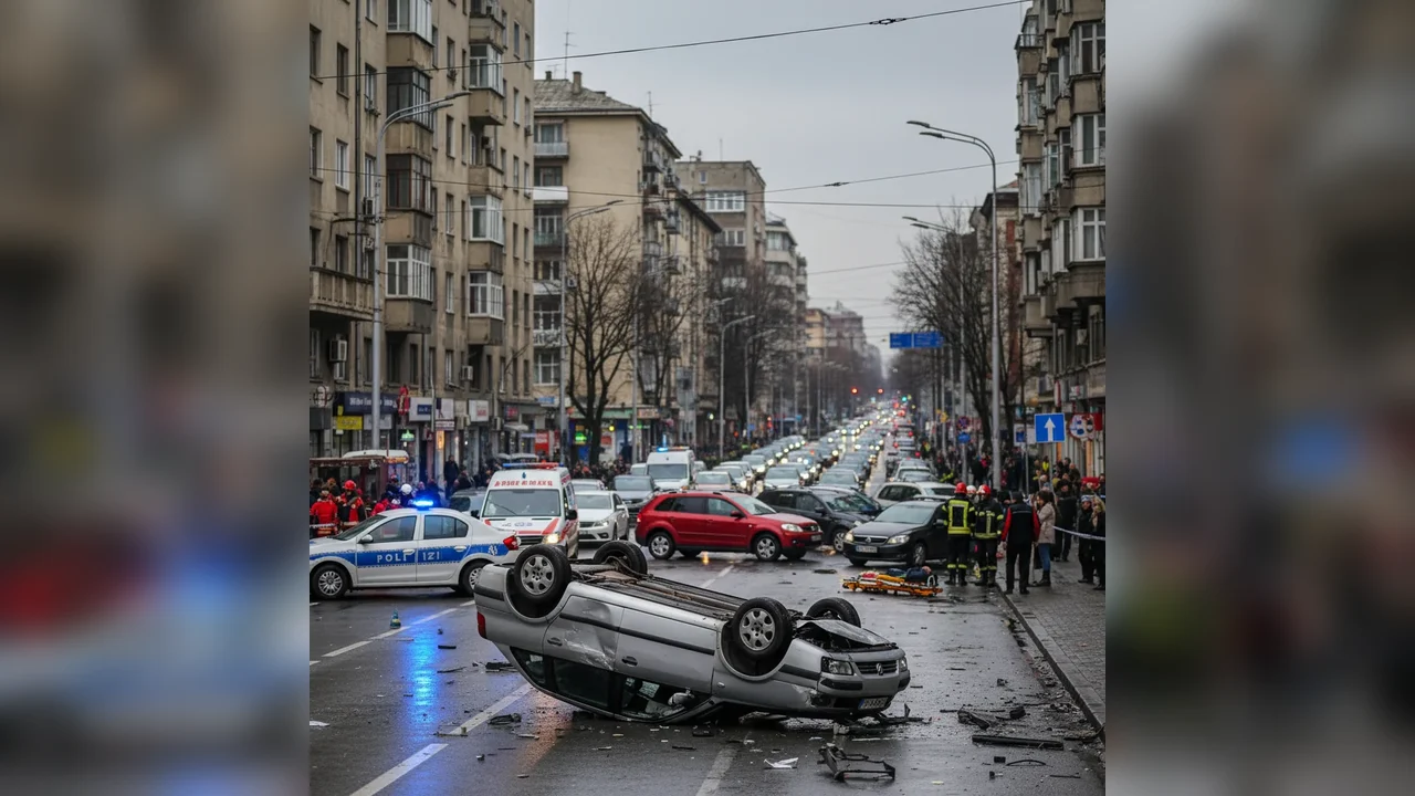 Accidente frecvente în municipiu la început de săptămână