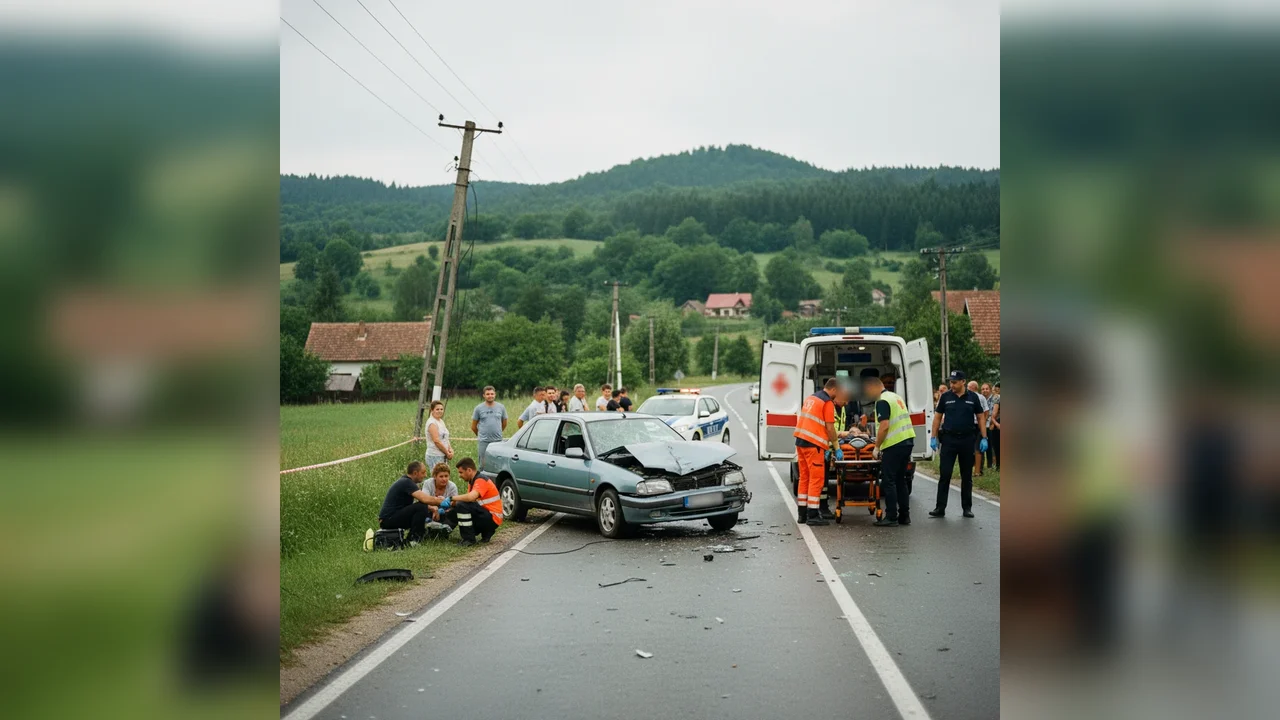 Accidente grave în Botoșani provocate de neatenție