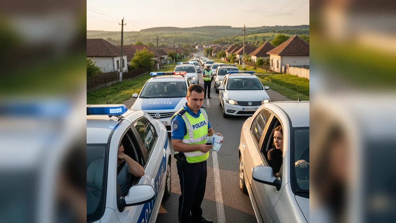 Acțiune rutieră în Botoșani: permise și certificate reținute în urma controalelor