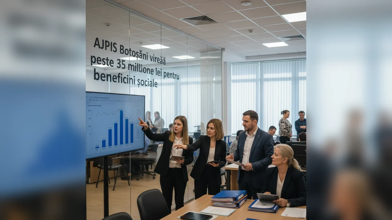 AJPIS Botoșani virează peste 35 milioane lei pentru beneficii sociale aferente lunii decembrie