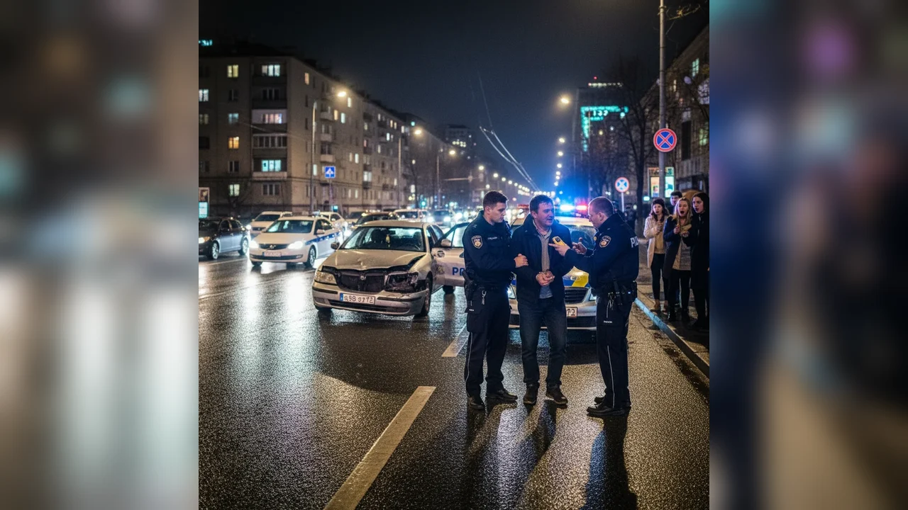 Alcoolemie uriașă pe Calea Națională, pericol public pe străzi