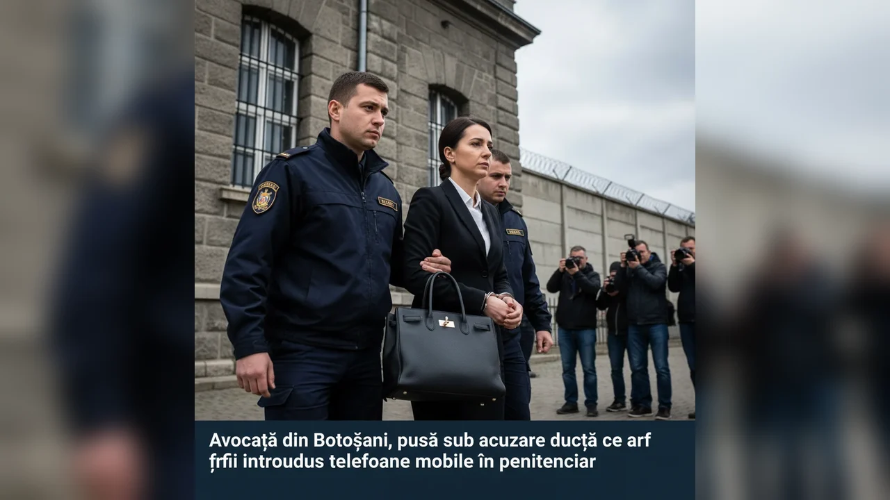 Apărătoare din Botoșani anchetată pentru presupusa introducere ilegală de telefoane în închisoare