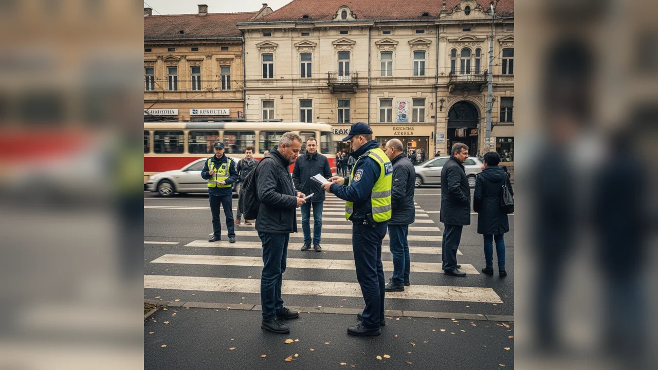 Aproape 300 de pietoni amendați într-o săptămână în județul Botoșani