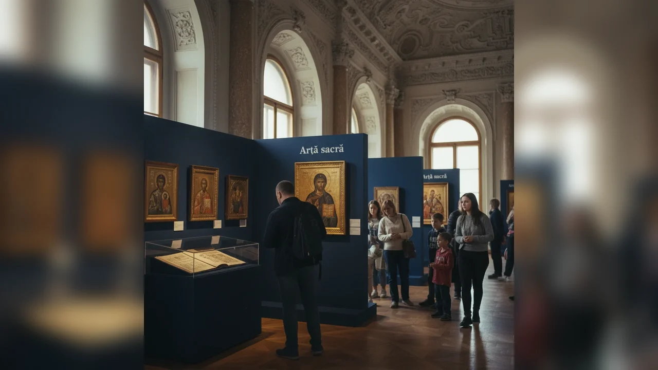 Artă sacră expusă la Palatul Copiilor din Botoșani