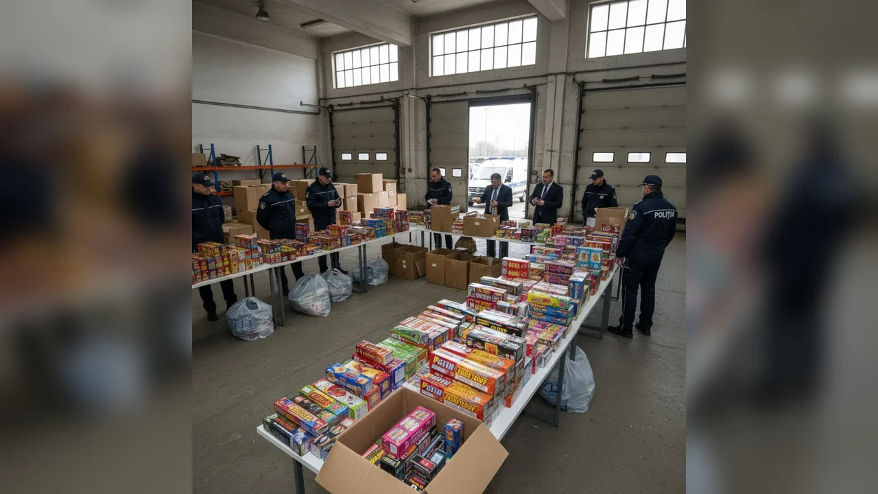 Articole pirotehnice confiscate în Botoșani în urma unor controale ale poliției