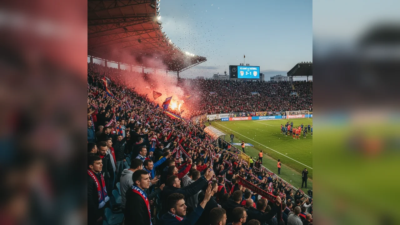 Atmosferă autentică de stadion la ultimul meci al echipei FC