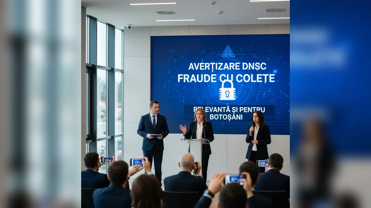 Avertizare DNSC privind fraude cu colete, cu impact și în Botoșani