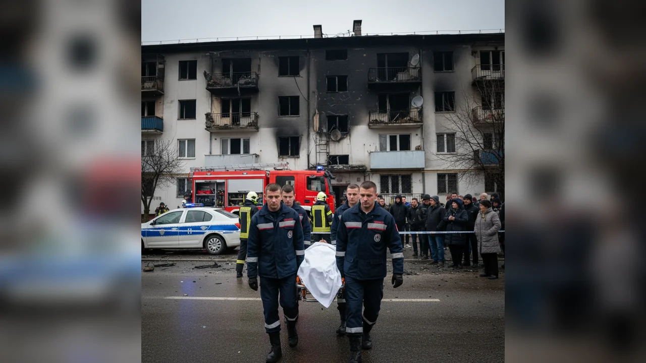 Bărbat de 42 de ani găsit mort într-un incendiu de apartament în municipiul Botoșani