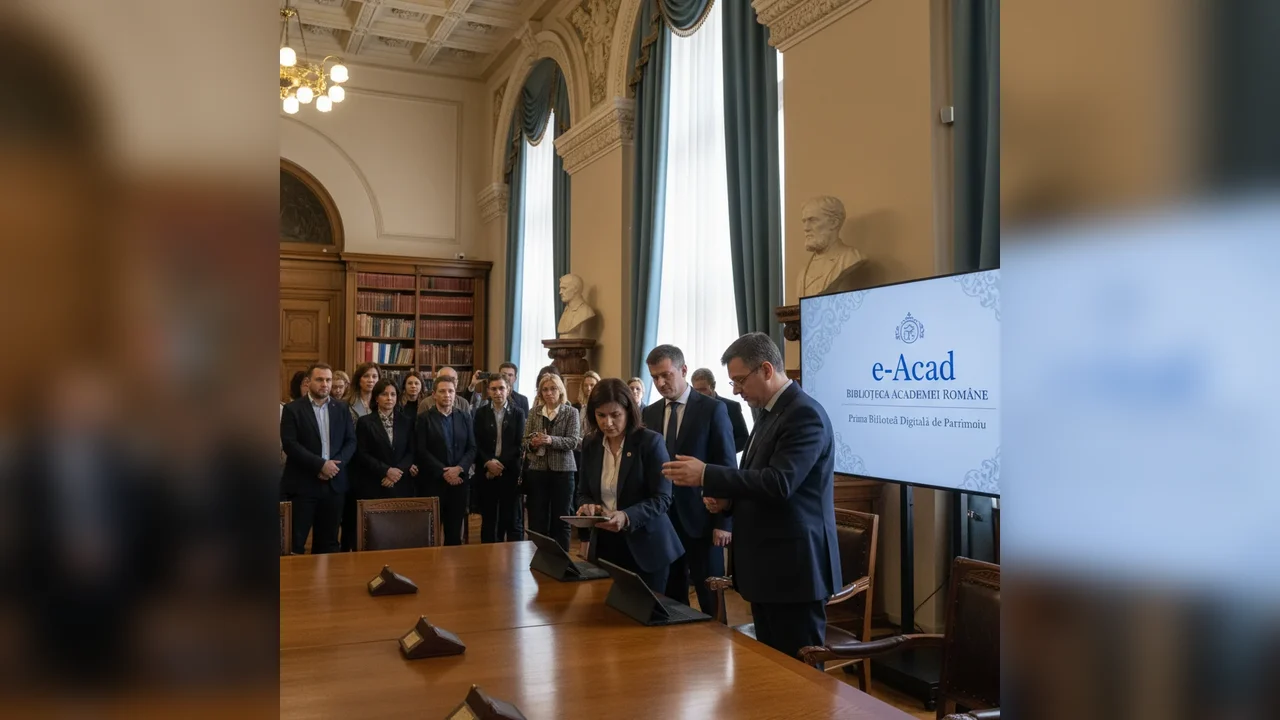 Biblioteca Academiei Române inaugurează e-Acad, prima bibliotecă digitală de patrimoniu din România
