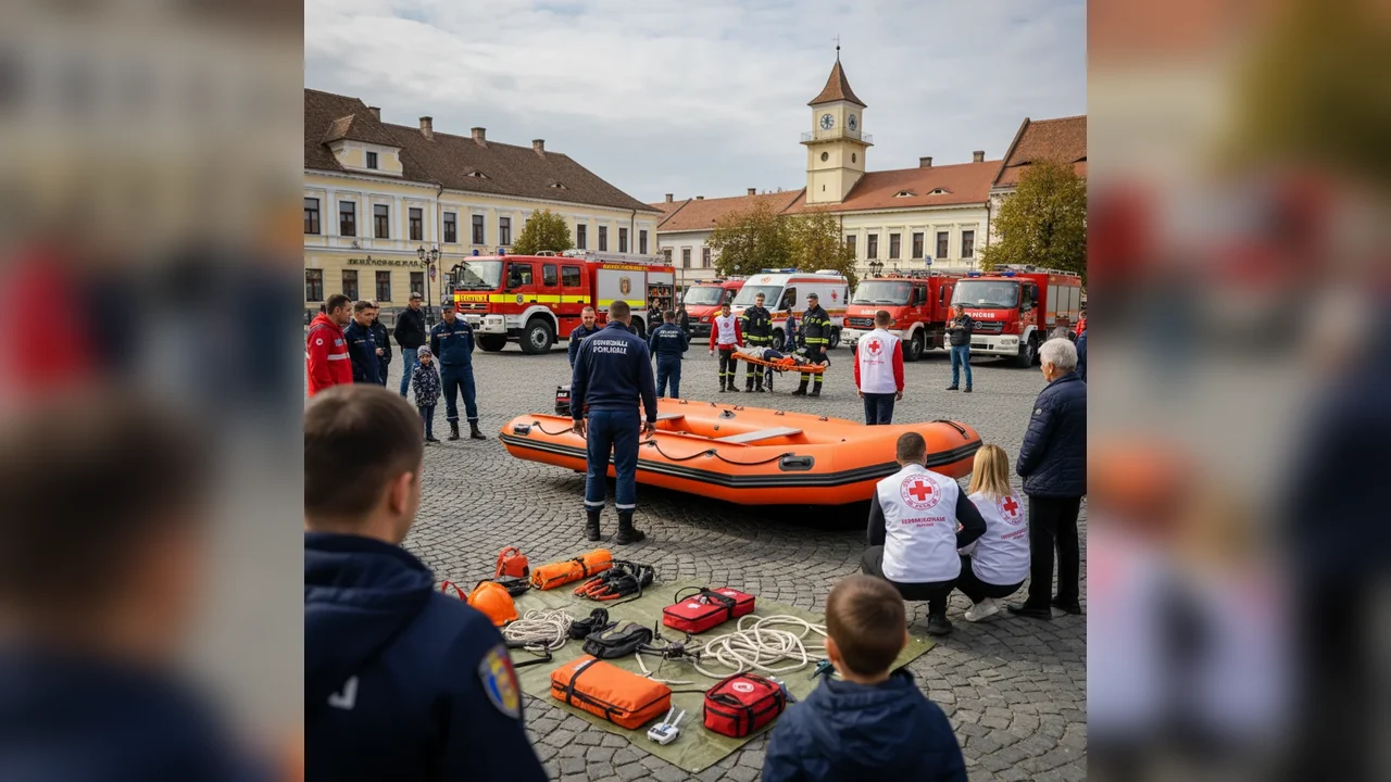 Botoșani: start pentru „Săptămâna Protecției Civile” cu informare și exerciții în mai multe localități