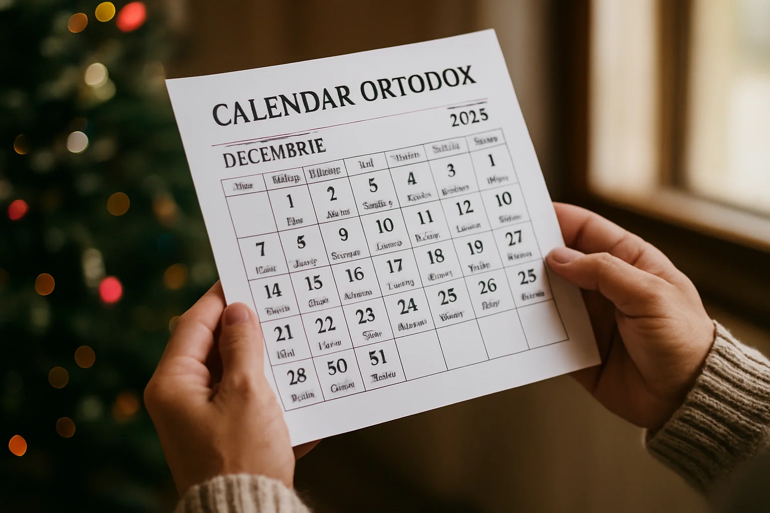 Calendar ortodox – 2025-12-31
