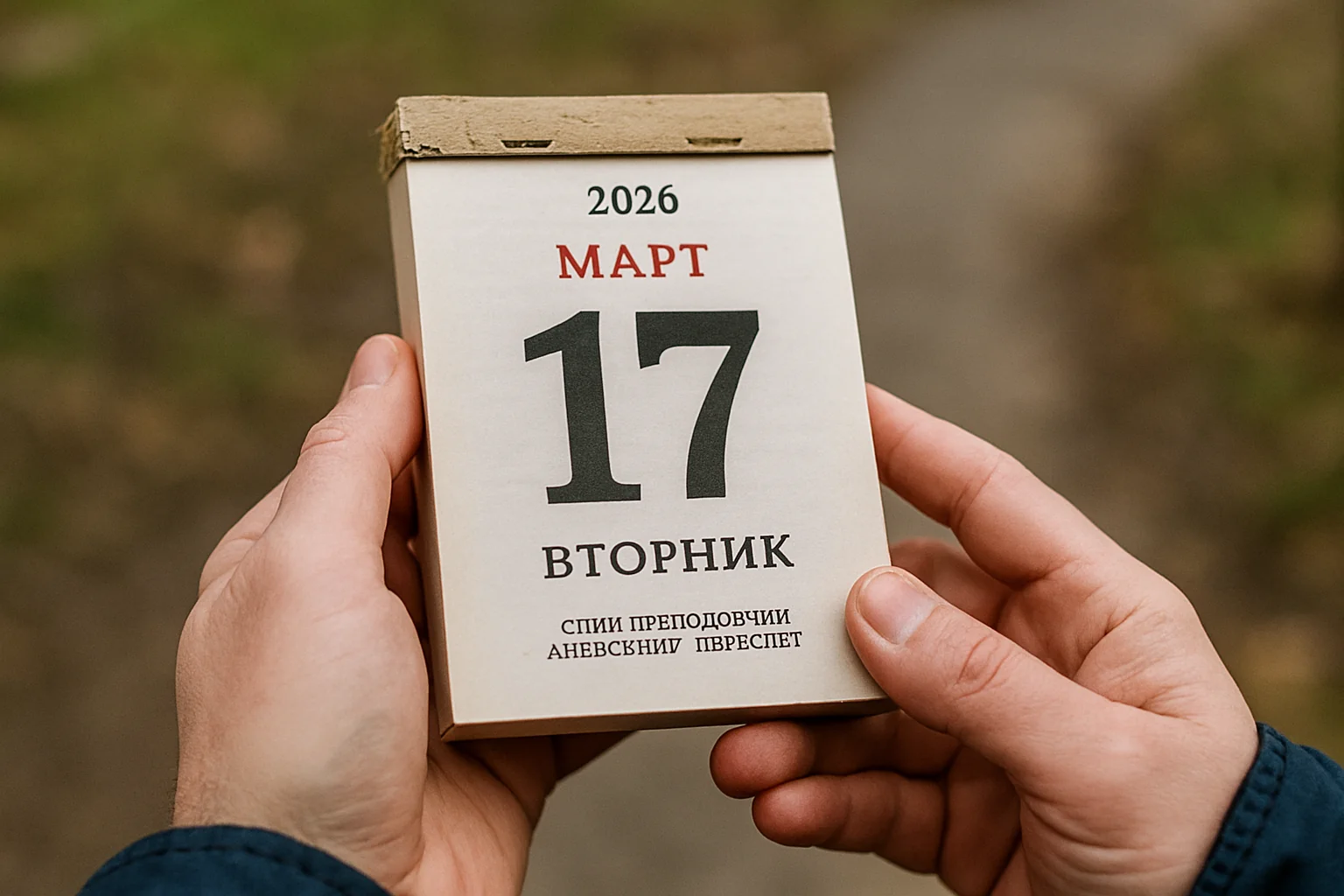 Calendar ortodox – 2026-03-17