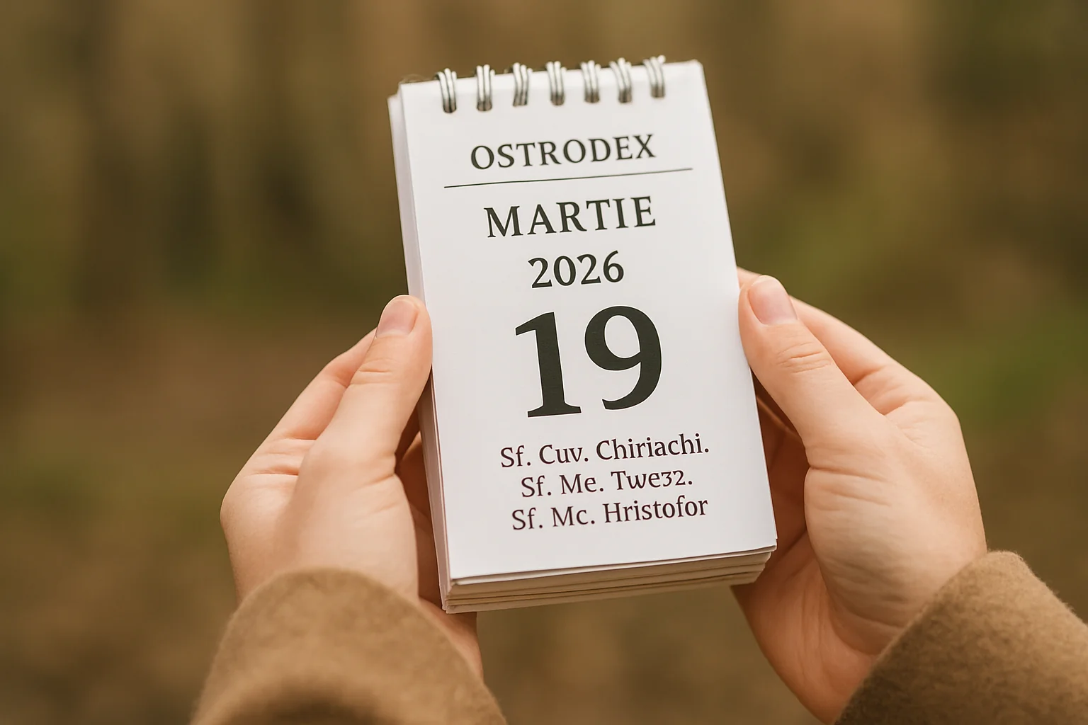 Calendar ortodox – 2026-03-19