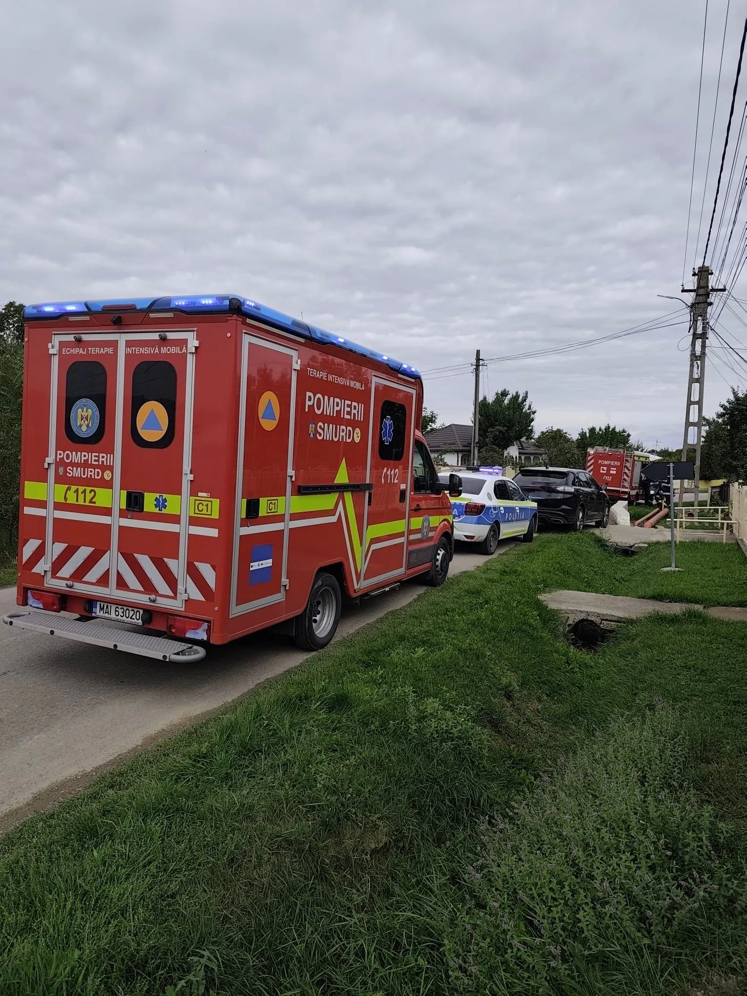Cătămăraști Vale: femeie de 65 de ani, scoasă din fântână de ~6 metri