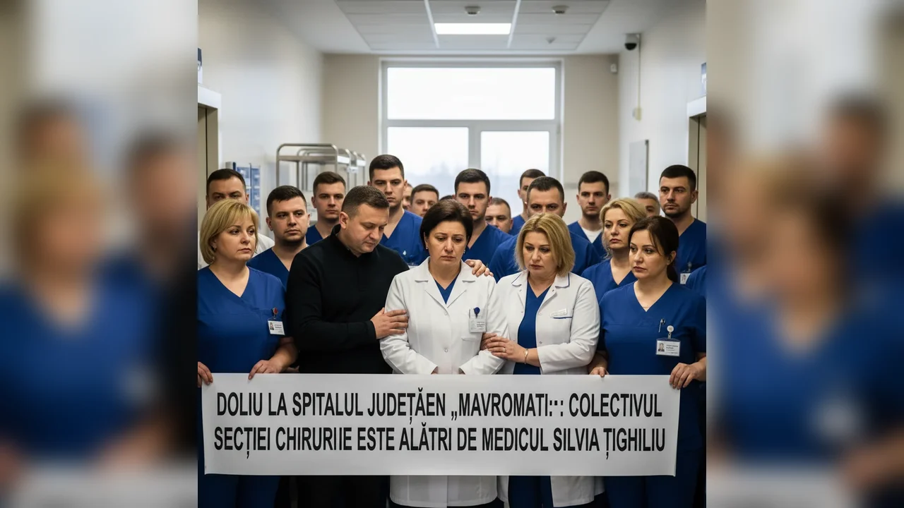 colegii din Chirurgie îi sunt alături doctoriței Silvia Țighiliu