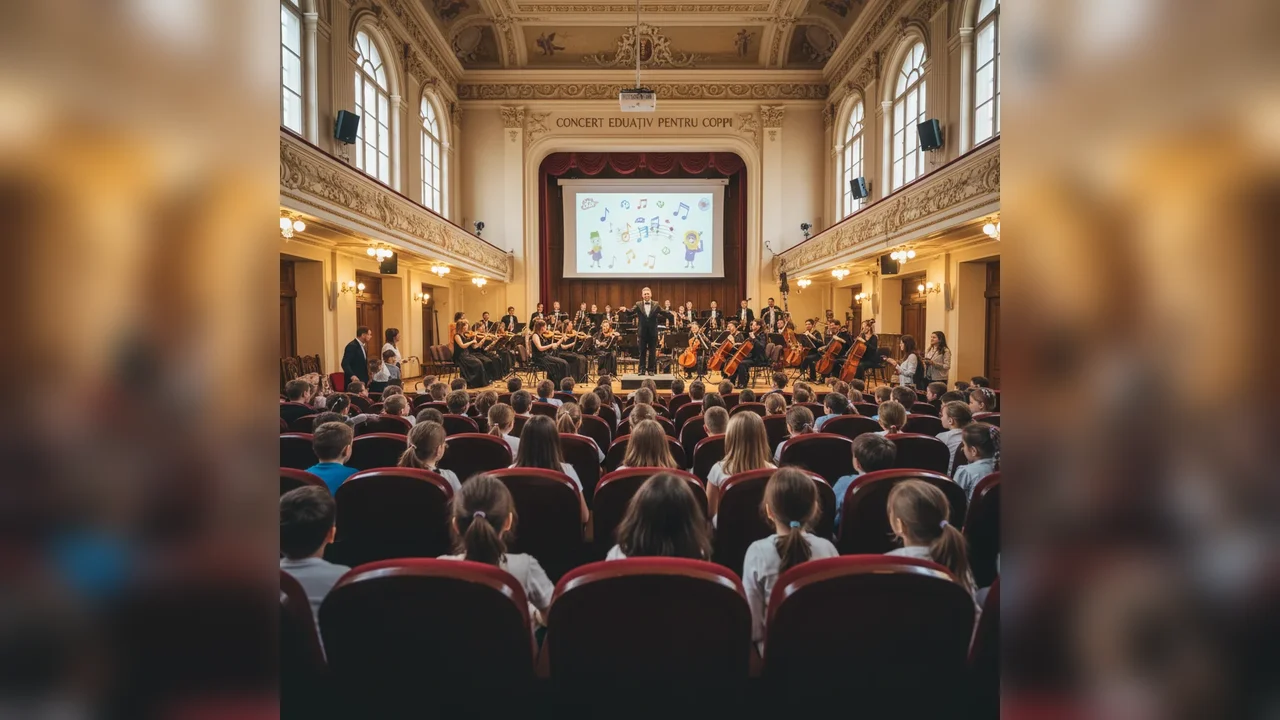 Concert educativ pentru copii la Filarmonica din Botoșani, programat la Teatrul „Mihai Eminescu”
