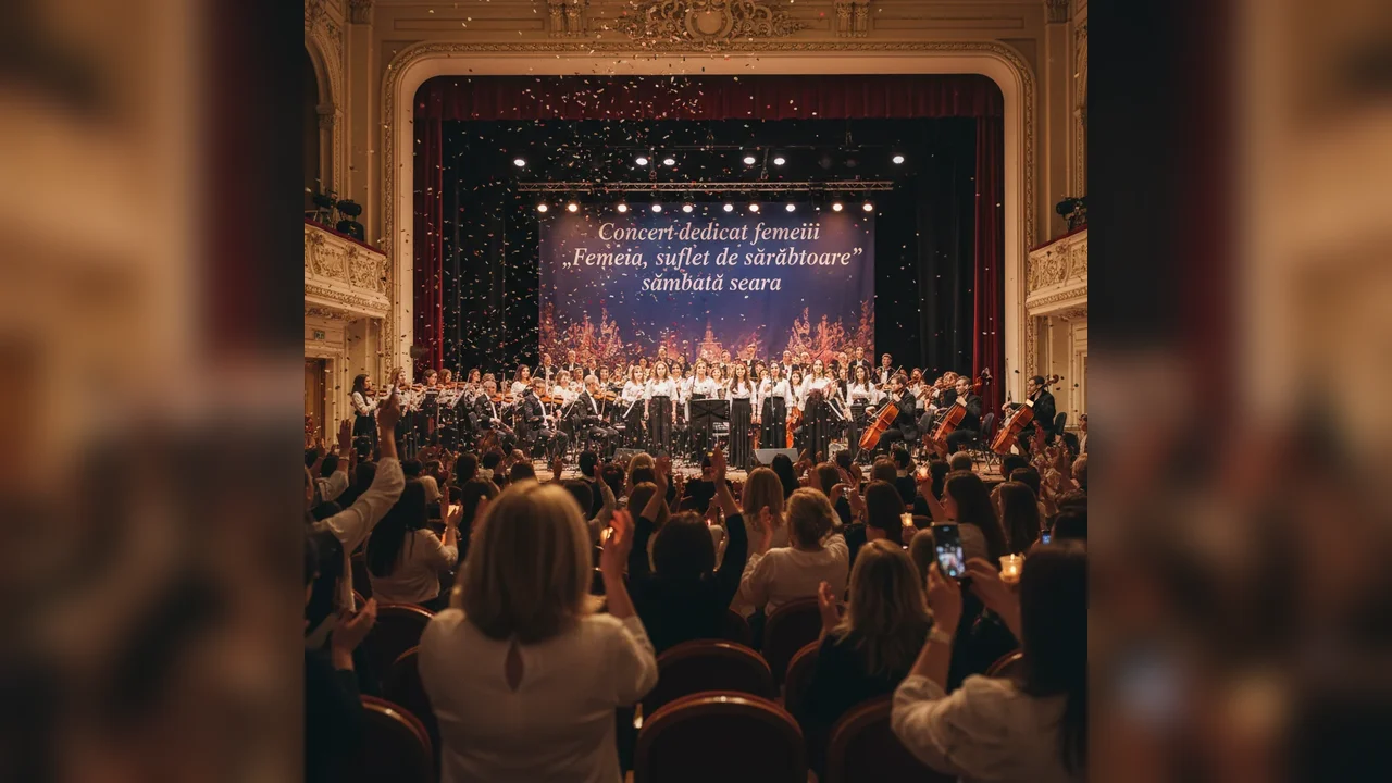 Concertul „Femeia, suflet de sărbătoare” va avea loc sâmbătă la Botoșani