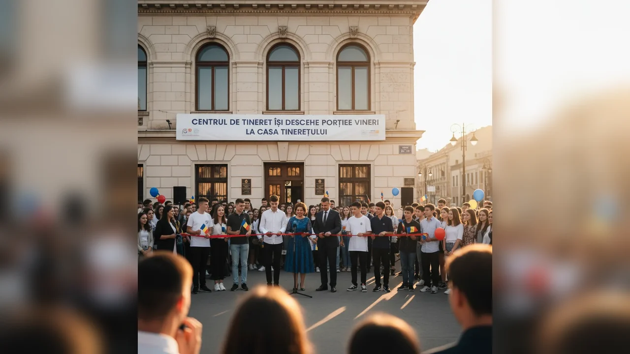 Deschidere oficială a Centrului de Tineret la Casa Tineretului din Botoșani, pe 6 martie 2026