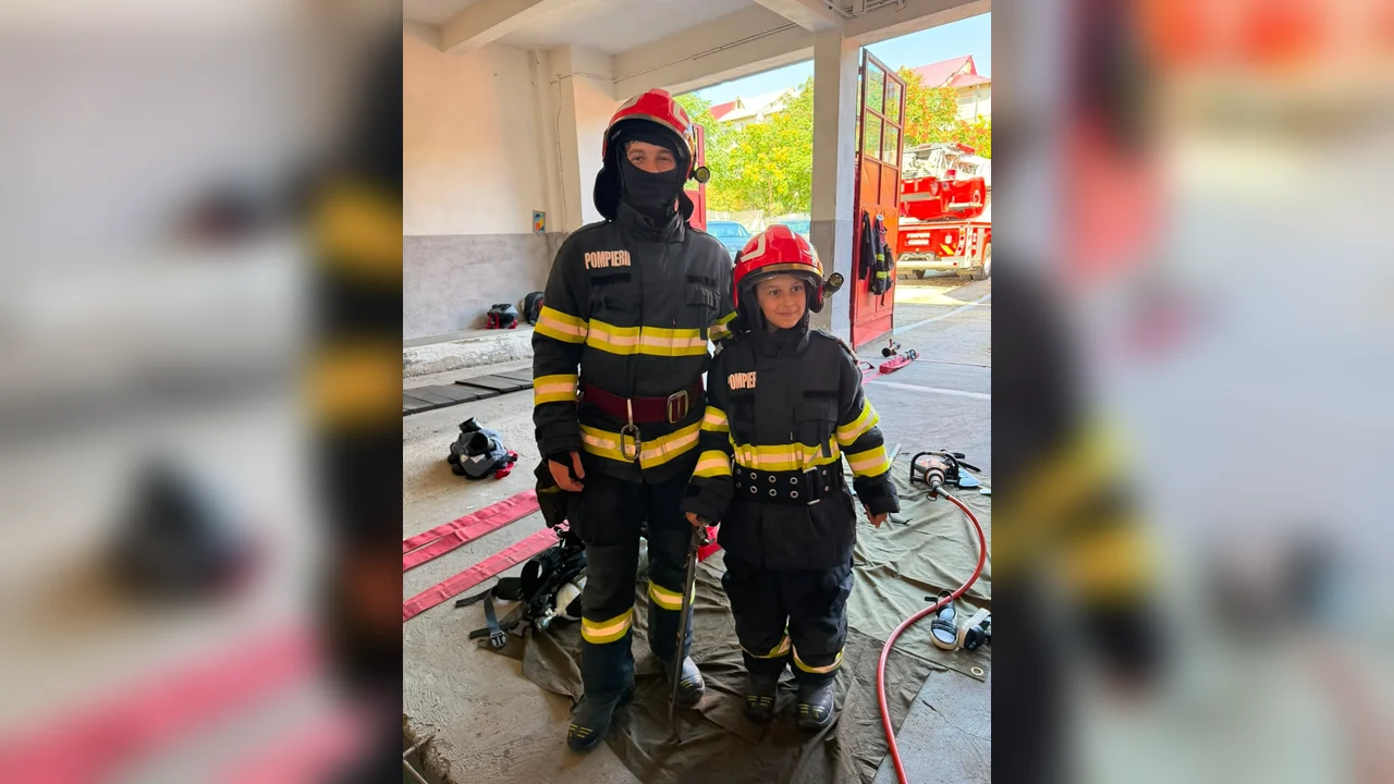 Dorohoi: copiii de la „JURJAC” au vizitat Detașamentul de Pompieri