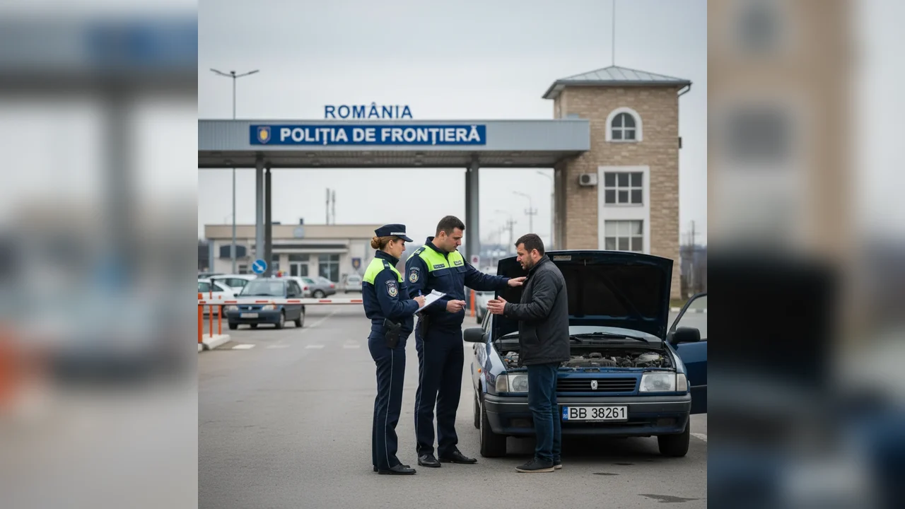 Dosar penal din cauza unei mașini împrumutate la frontieră