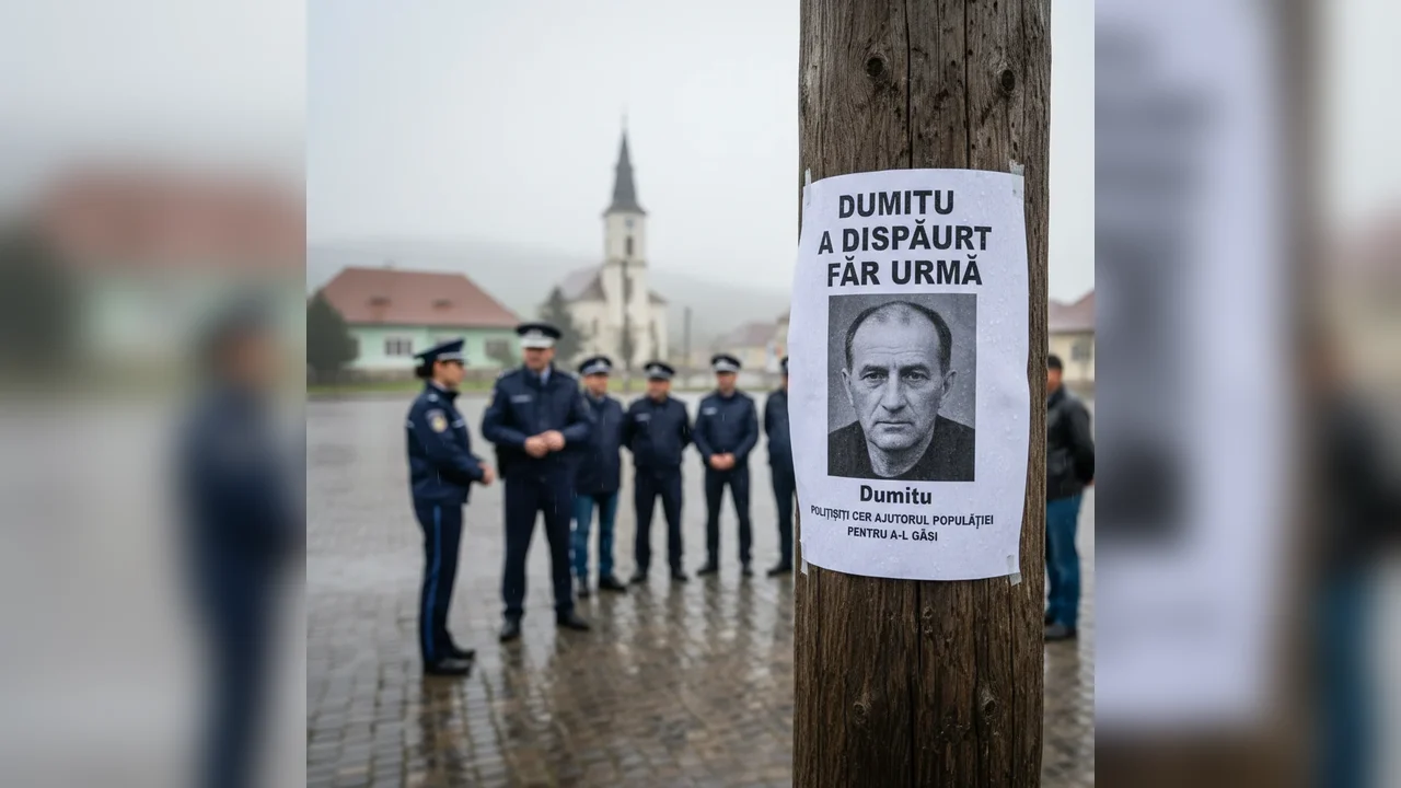 Dumitru a dispărut fără urmă în localitate – Poliția solicită sprijinul cetățenilor pentru găsirea sa