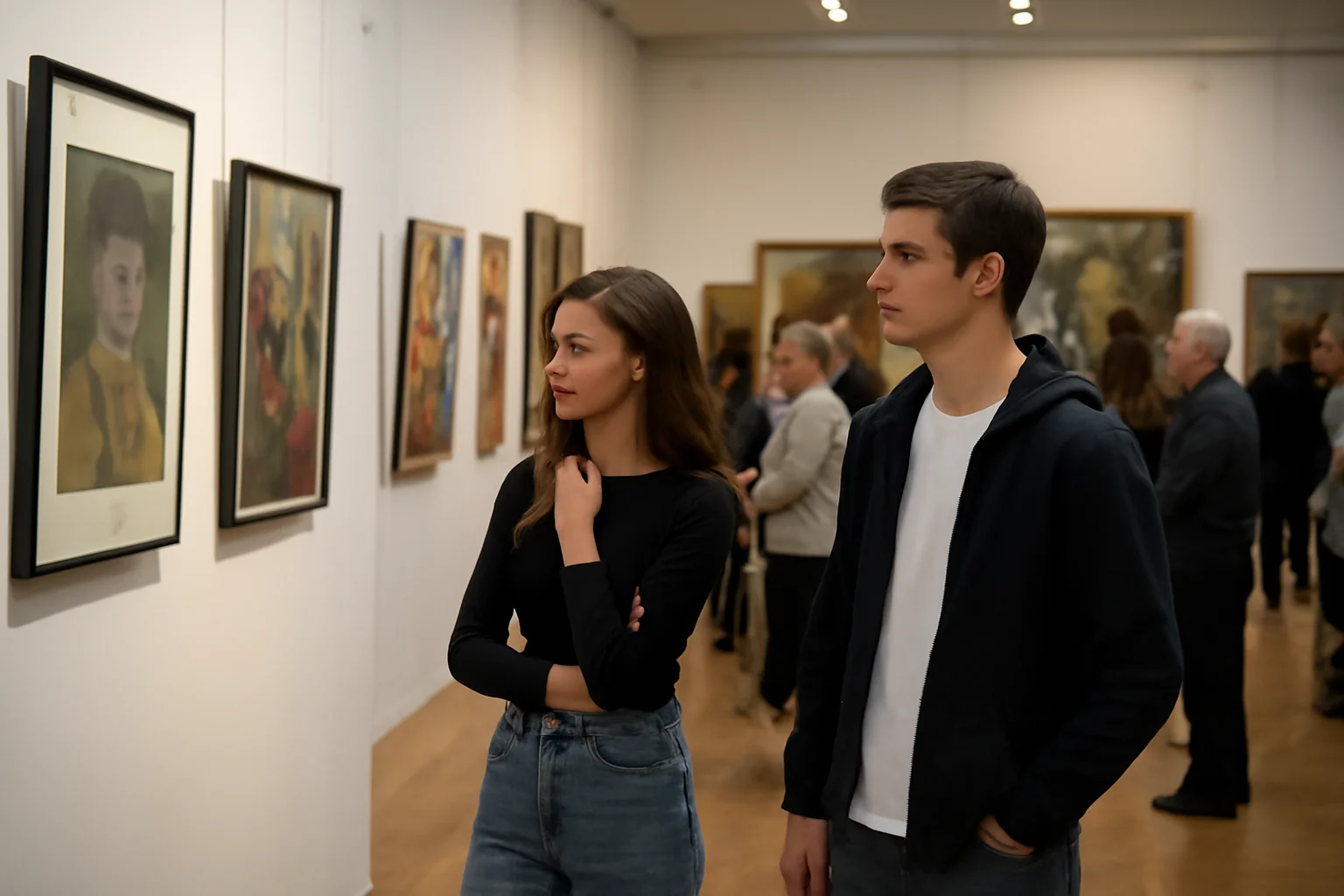 Expoziție de lucrări ale elevilor Liceului de Artă „Ștefan Luchian”, vernisată la Galeriile de Artă din Botoșani