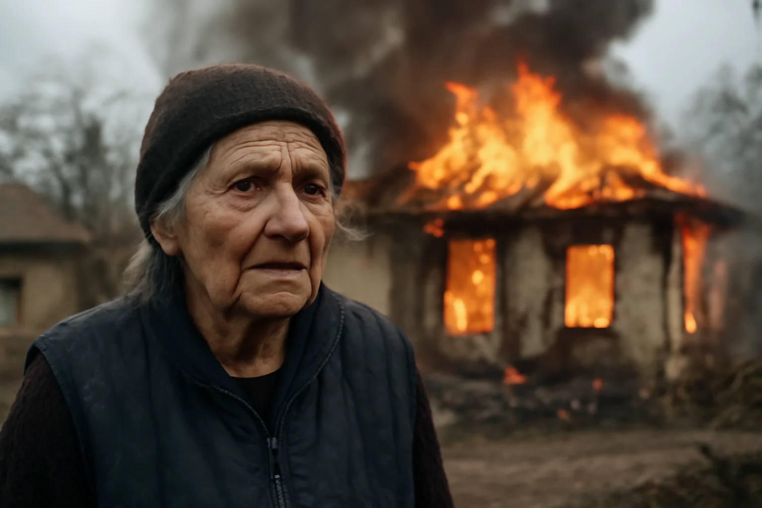 Femeie de 80 de ani din Botoșani găsită fără viață într-o casă în flăcări la Călărași