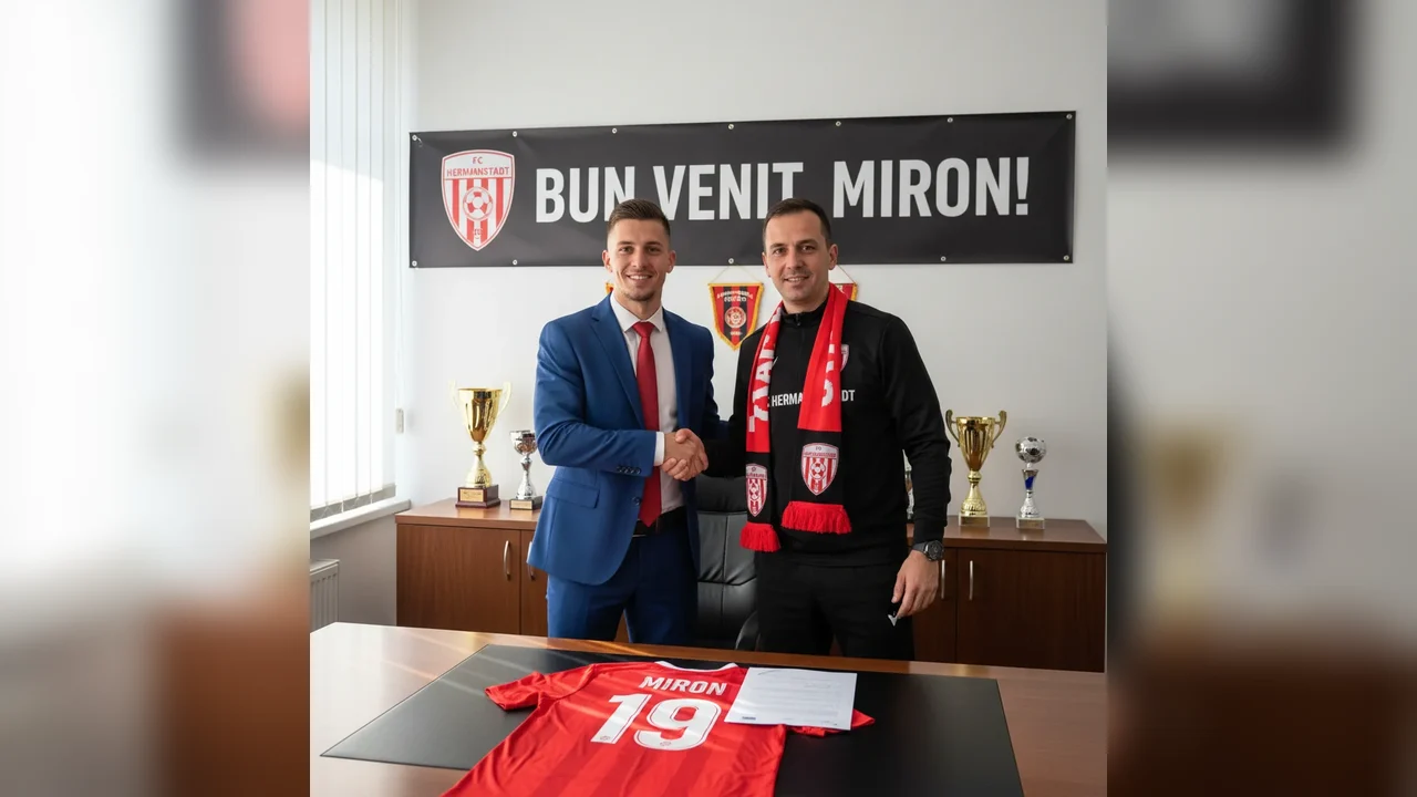 Fost golgheter al FC Botoșani, contract până în 2027 cu FC Hermannstadt