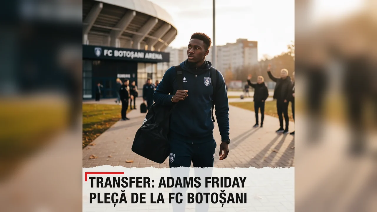 Fundașul dreapta Adams Friday se desparte de FC Botoșani și rămâne în SuperLiga