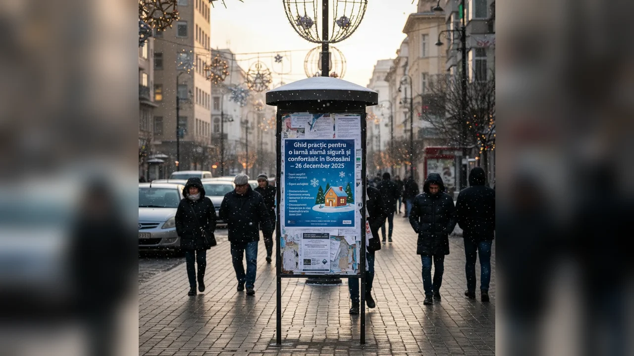 Ghid practic pentru o iarnă sigură și confortabilă în Botoșani – 26 decembrie 2025