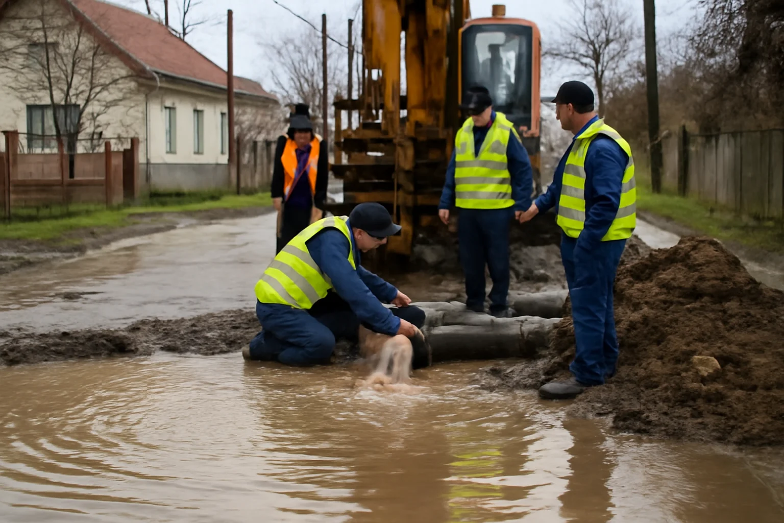 Intervenția la avaria de apă din Dorohoi se prelungește, anunță Nova Apaserv Botoșani