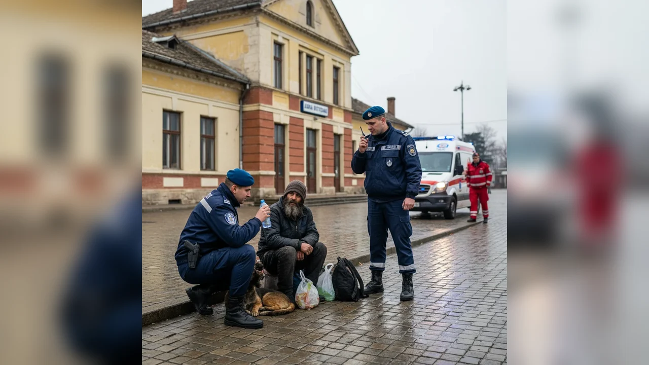 Intervenție de urgență la Gara Botoșani pentru două persoane fără adăpost