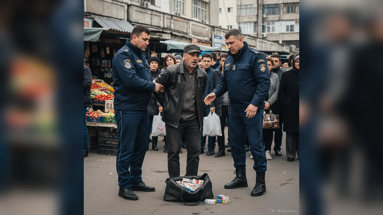 Jandarmii au prins în flagrant un bișnițar de țigări în orașul nostru