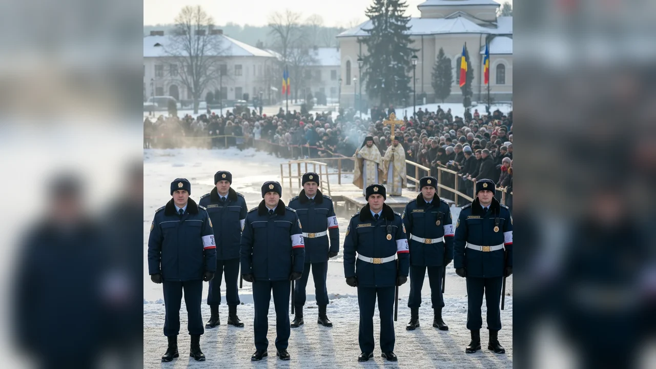 Jandarmii din Botoșani anunță măsuri speciale de ordine publică de Bobotează