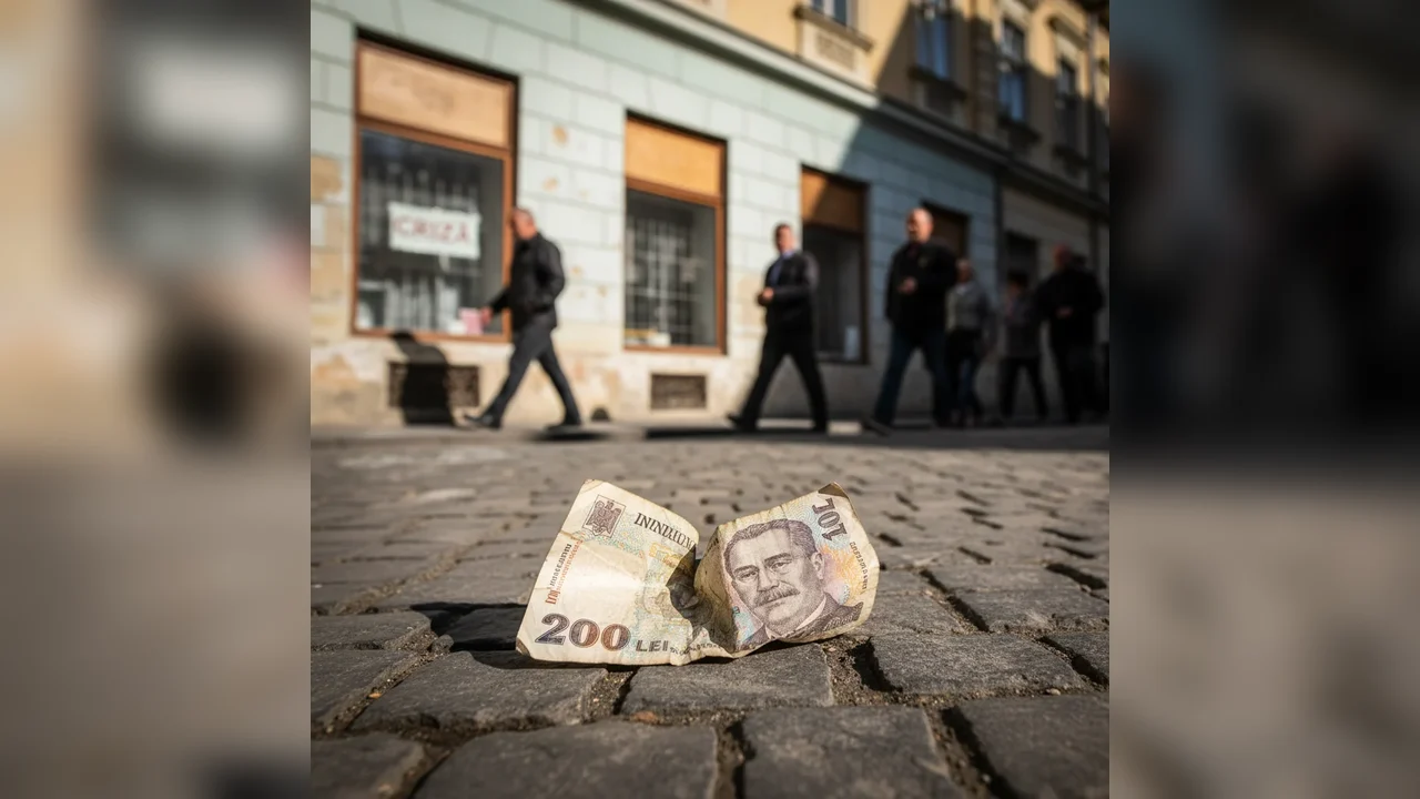 Leul, la cea mai scăzută valoare în 20 de ani
