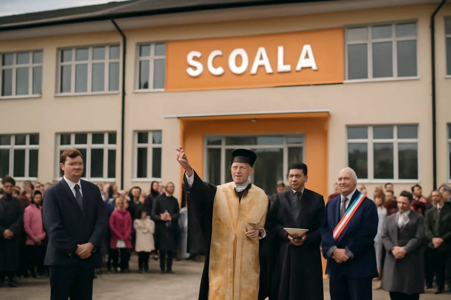 Lucrări de modernizare finalizate la o școală din Botoșani, inaugurate prin slujbă de sfințire