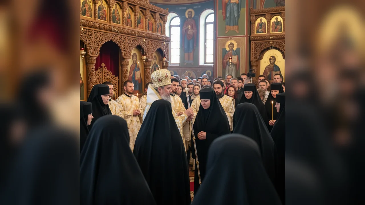 Moment istoric la Botoșani: instalarea noii starețe la Mănăstirea Vorona