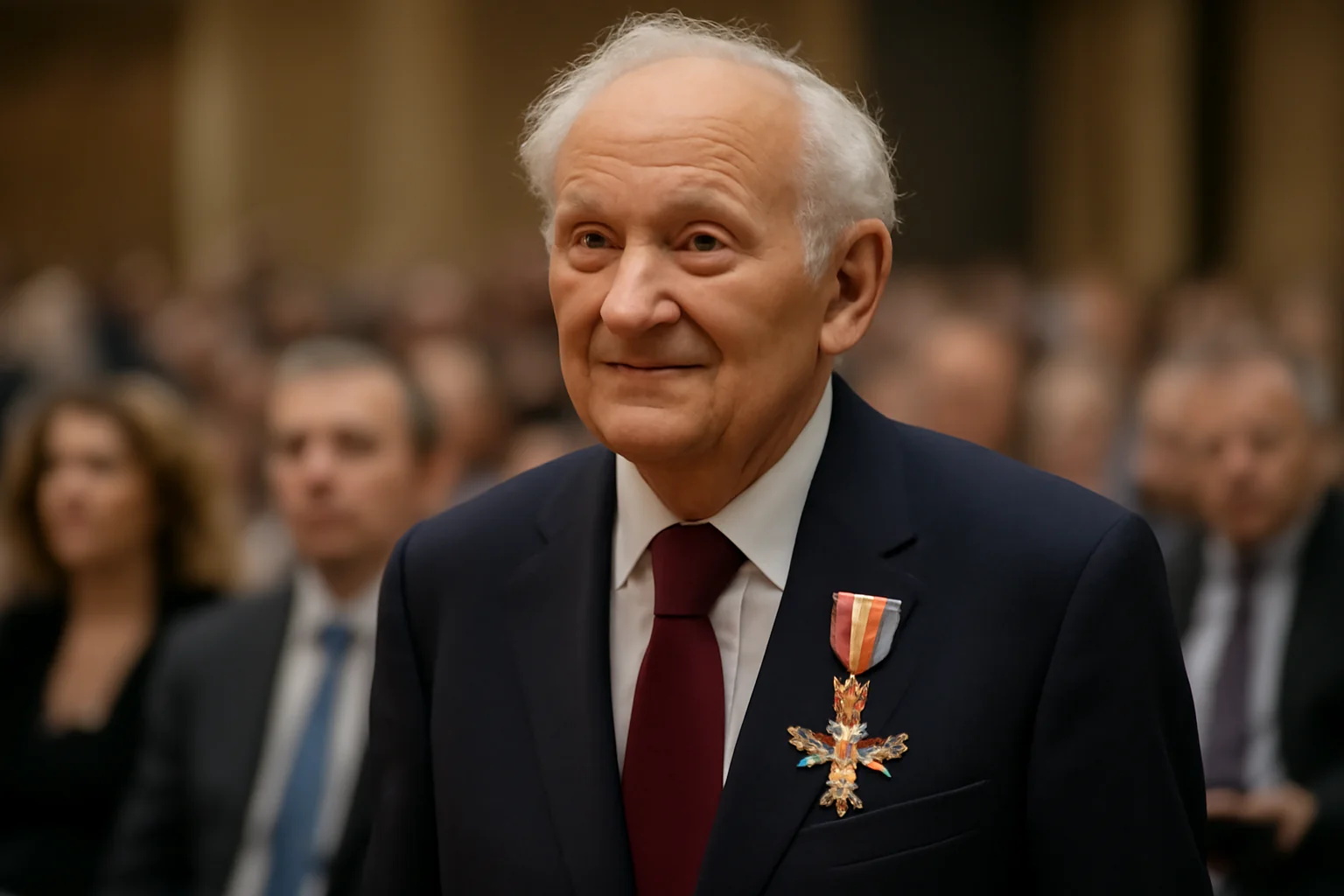 Neurochirurgul Leon Dănăilă primește Ordinul Militar al României la un eveniment special organizat la TNB