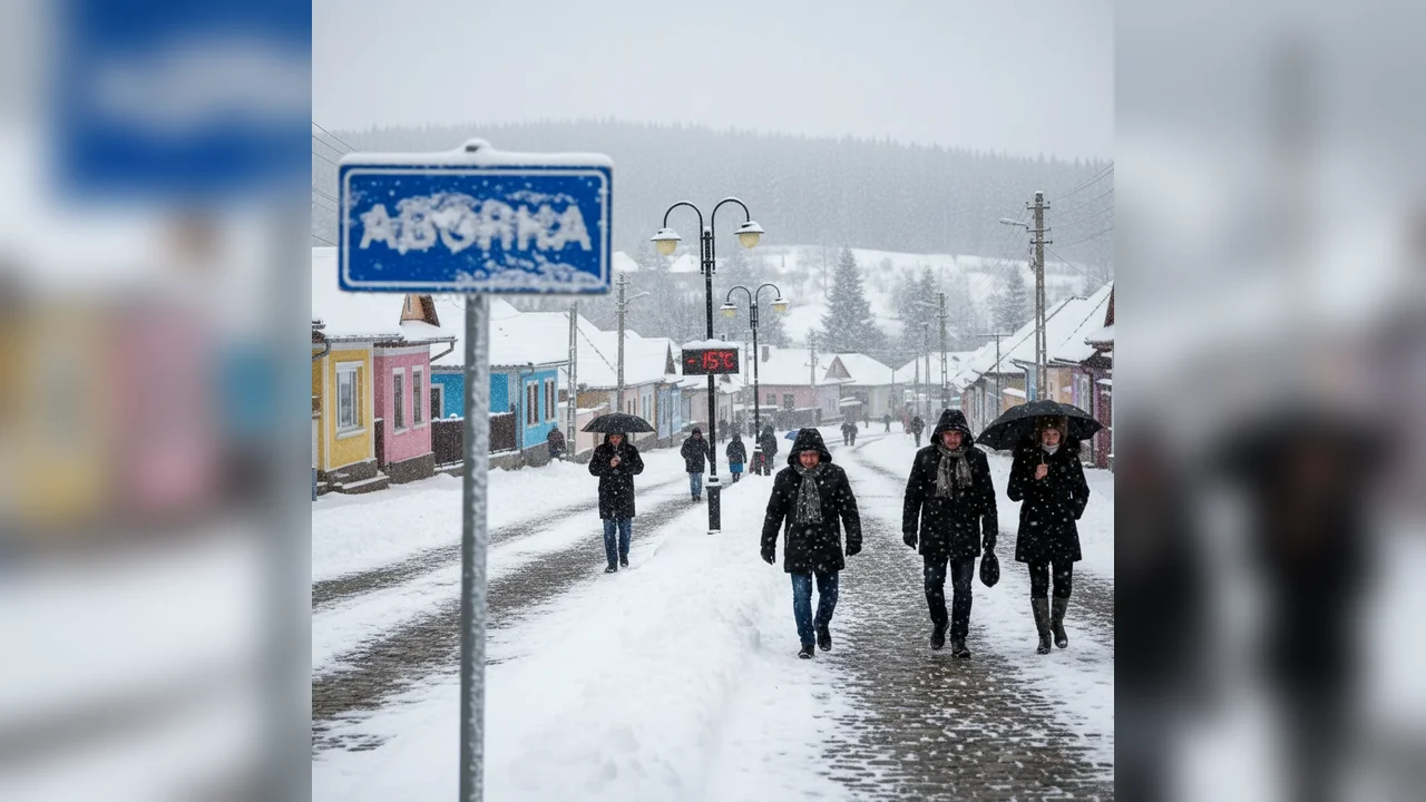 Ninsori și frig accentuat anunțate la Botoșani în următoarele zile