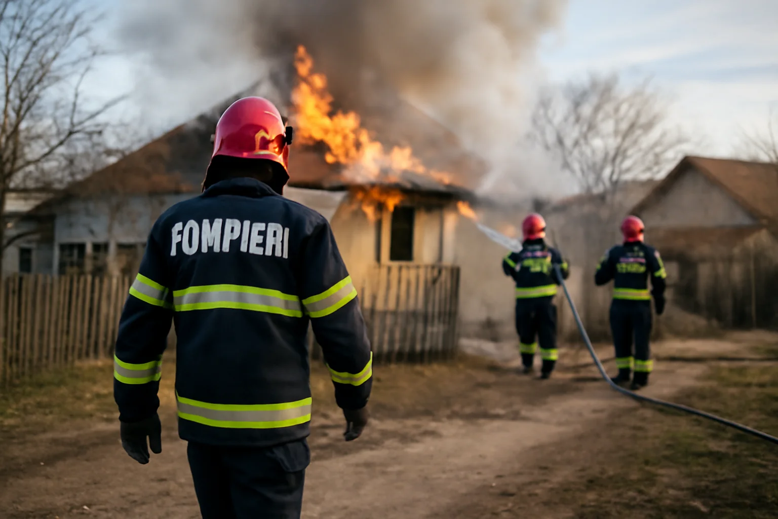 Patru locuințe afectate de incendii provocate de coșuri de fum în județul Botoșani