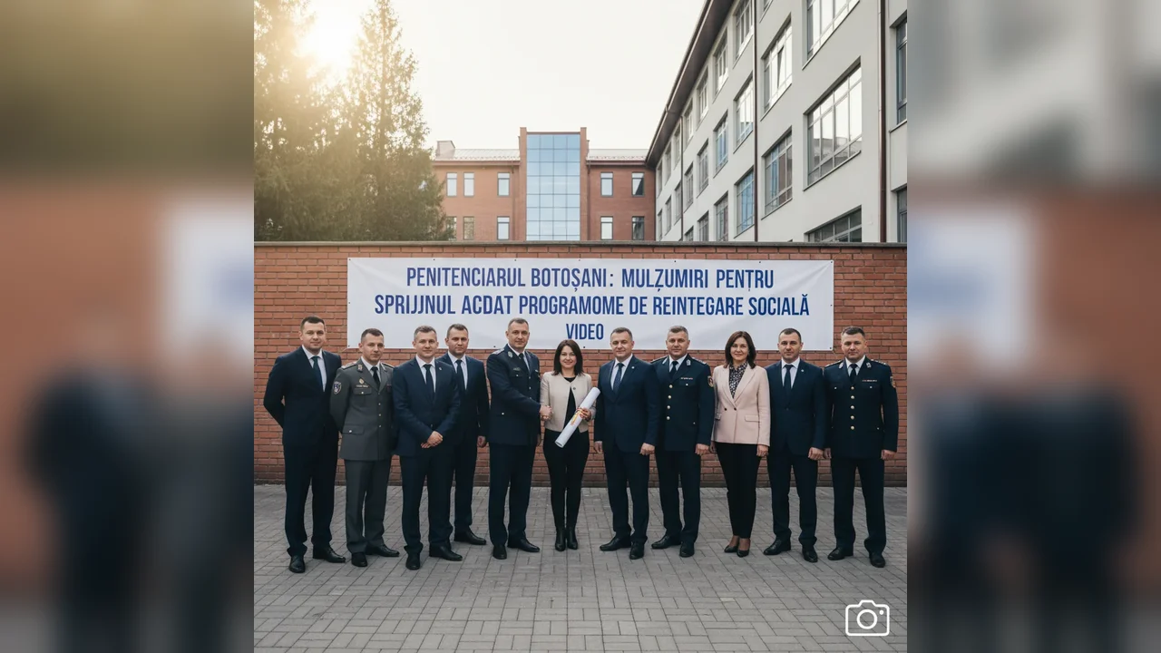 Penitenciarul Botoșani mulțumește pentru sprijinul oferit programelor de reintegrare socială (VIDEO)