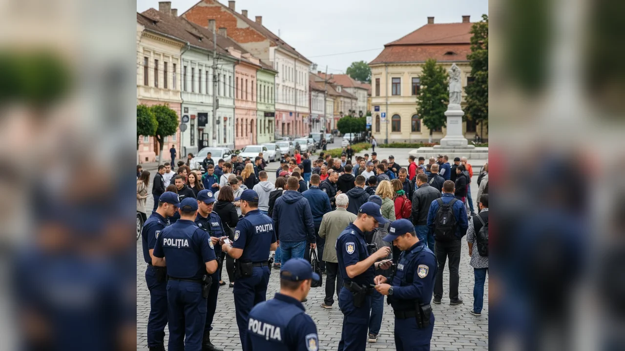 peste 80 de persoane legitimate în cadrul unei acțiuni de prevenire a infracțiunilor stradale
