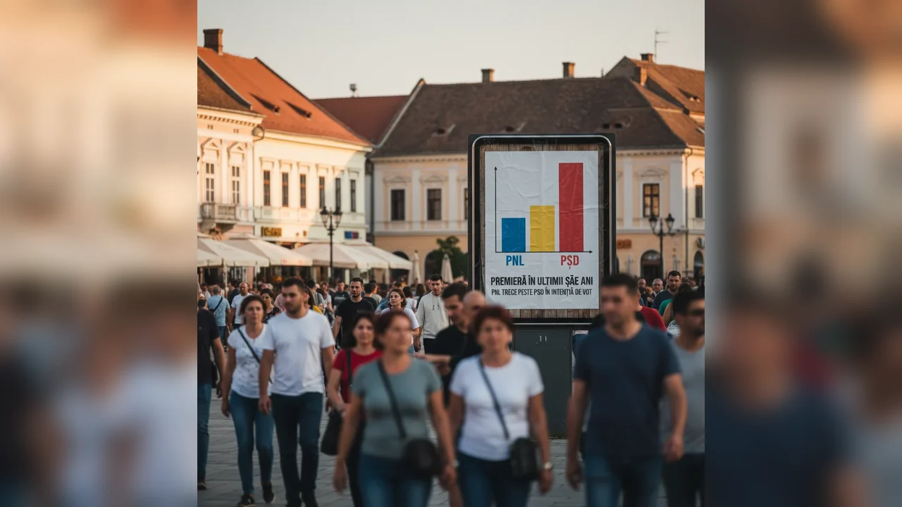 PNL depășește PSD în intenția de vot după șase ani