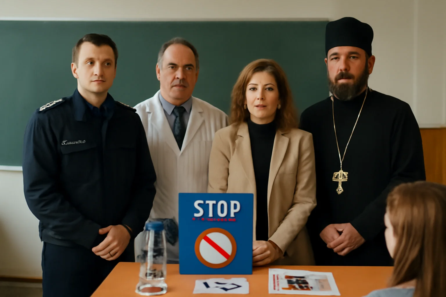 Polițiștii, Spitalul Județean Mavromati și Protopopiatul Botoșani lansează o campanie unitară în școli pentru prevenirea dependențelor