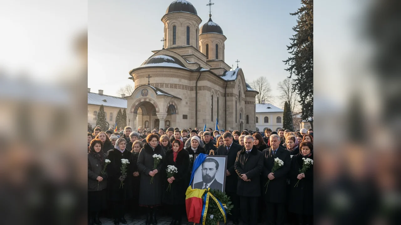 Pomenire dedicată lui Mihai Eminescu la Biserica Uspenia din Botoșani, de Ziua Culturii Naționale