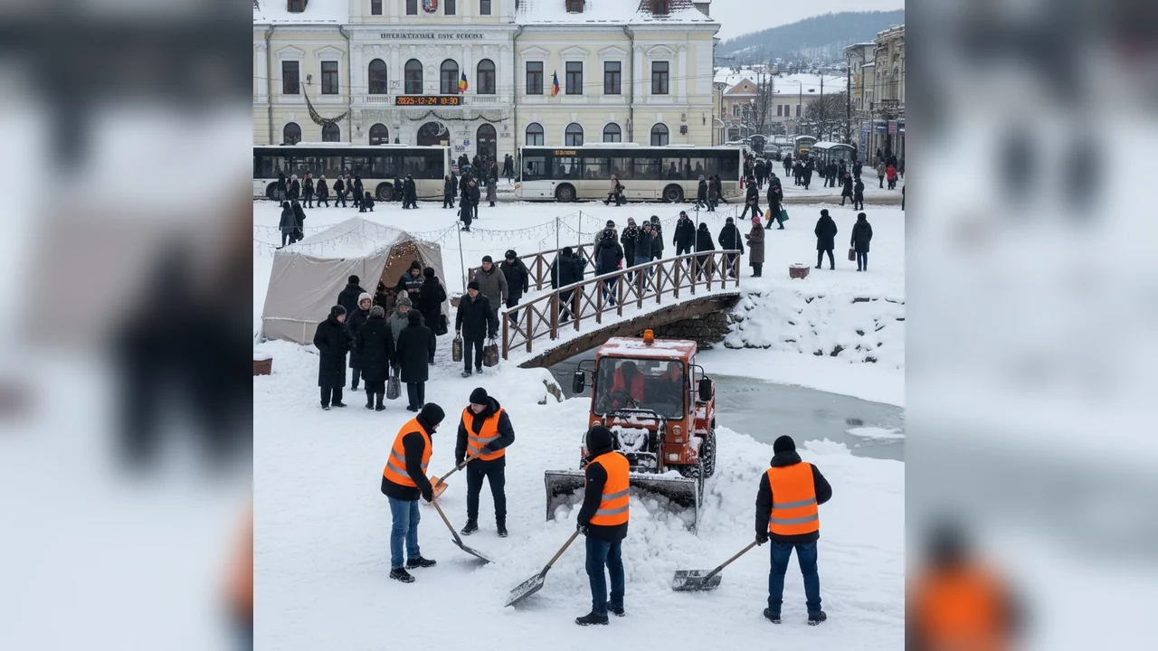 Pregătiri de iarnă în Botoșani: servicii, mobilitate și comunitate — 2025-12-24