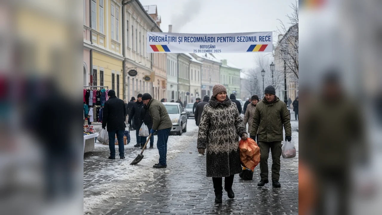 Pregătiri și recomandări pentru sezonul rece în Botoșani – 25 decembrie 2025