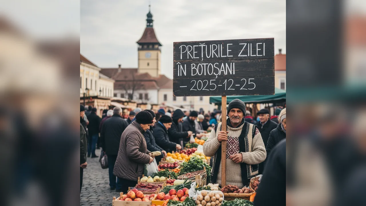 Prețurile zilei în Botoșani – 2025-12-25